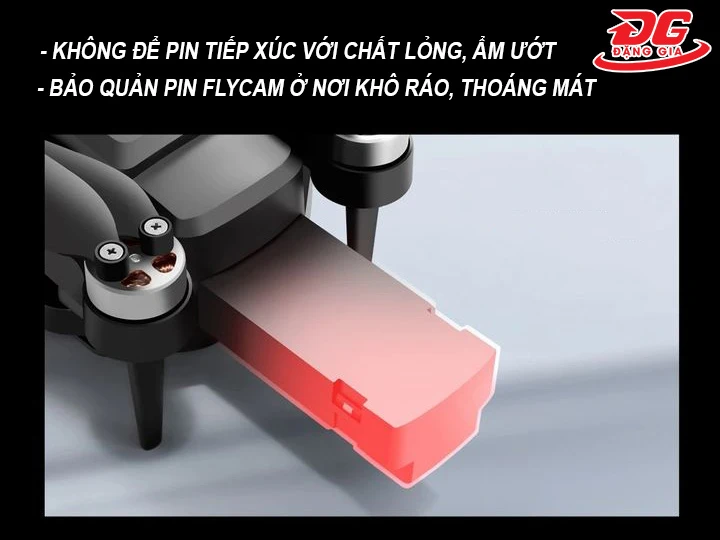 bảo quản pin flycam đúng cách