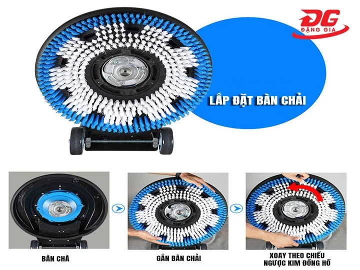 Công suất khỏe, xử lý bề mặt hiệu quả