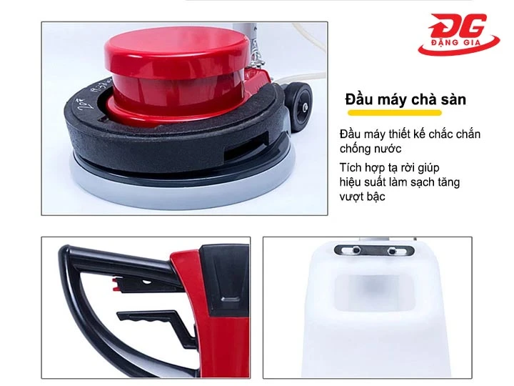máy chà sàn tạ Palada PD 004 tích hợp tạ