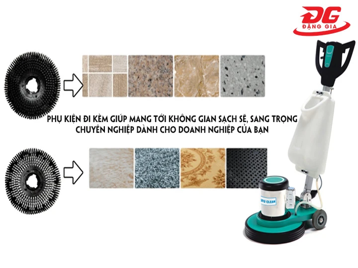 Ứng dụng Máy chà sàn - thảm chuyên dụng Kungfu Clean BD2A