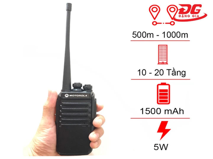 Phạm vi liên lạc bộ đàm Motorola GP 6288