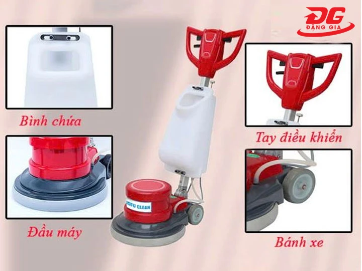 Tay đẩy Máy chà sàn - thảm công nghiệp Kungfu Clean KF-005
