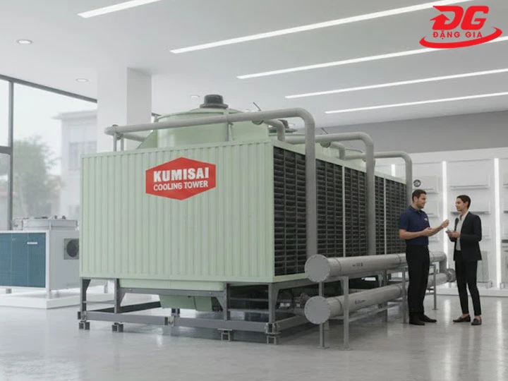 Tháp giải nhiệt vuông Kumisai KMS 350RT chính hãng