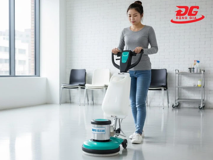 Tính cơ động của Máy chà sàn giặt thảm chuyên dụng Kungfu Clean KF 1A