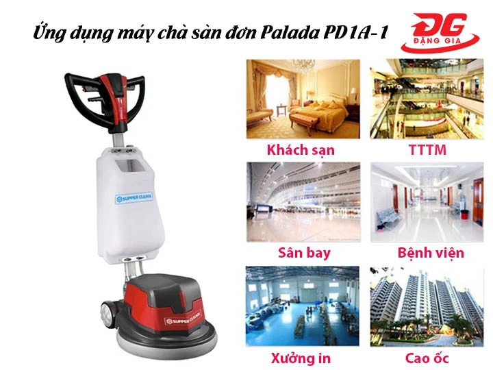 ứng dụng máy chà sàn Palada PD1A‑1