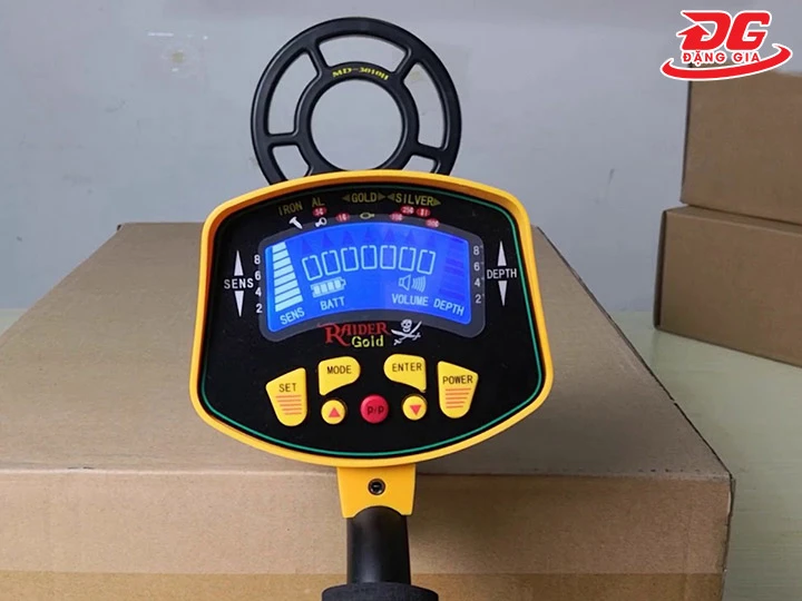 màn hình điều khiển của máy dò kim loại MD 3010