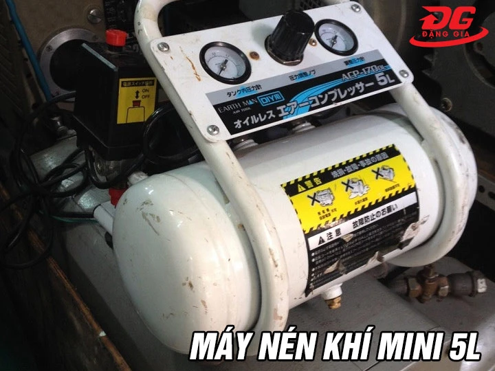 TOP 5++ siêu phẩm máy nén khí mini 5L: Tinh gọn - Nạp thần tốc