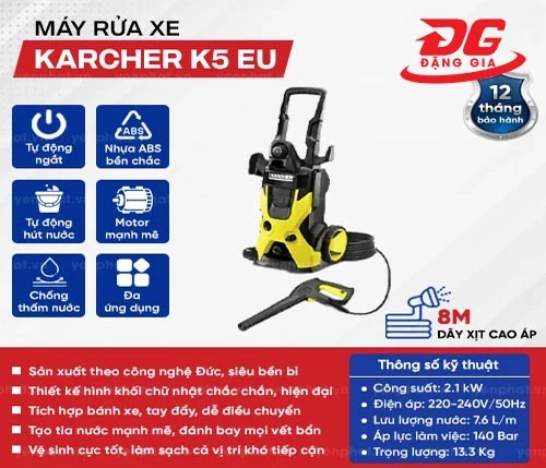 Máy rửa xe cao áp Karcher K5 EU 2
