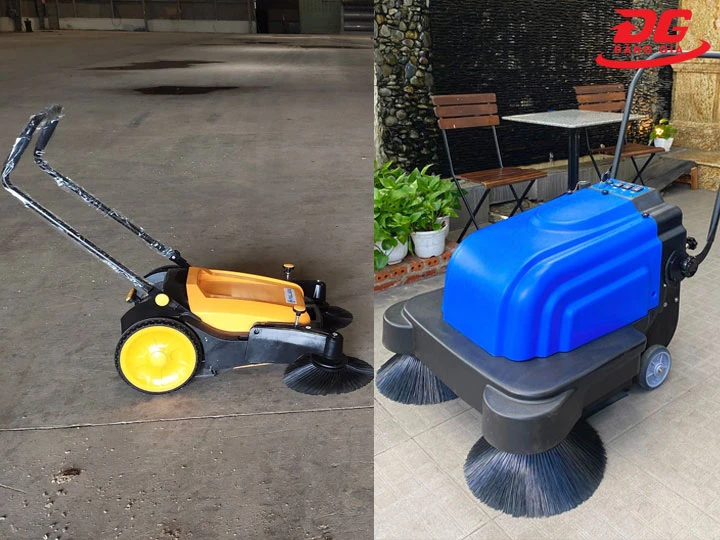xe quét rác đẩy tay