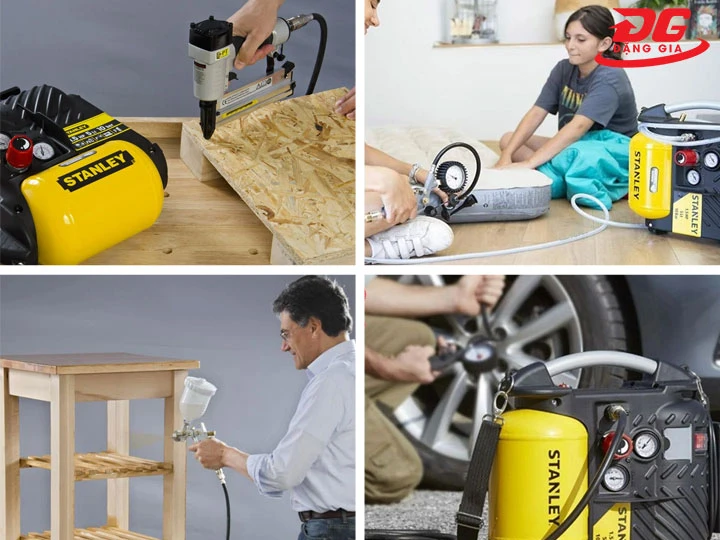 Ứng dụng máy nén khí mini 5L 