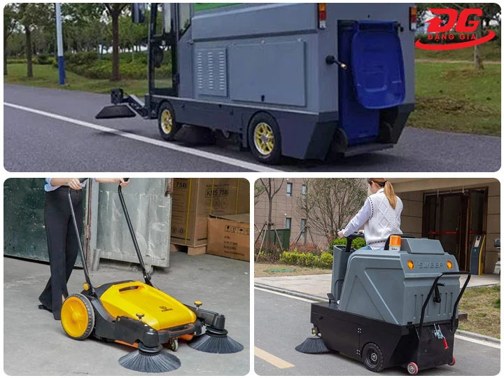 Ứng dụng xe quét rác