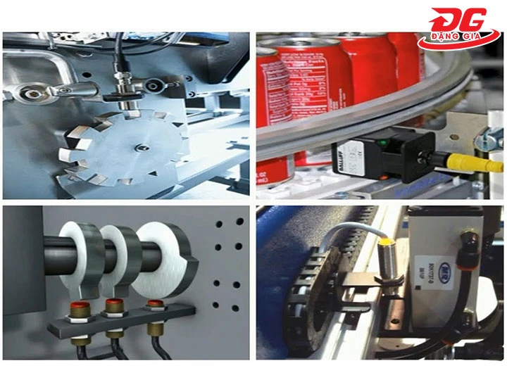 sử dụng cảm biến kim loại