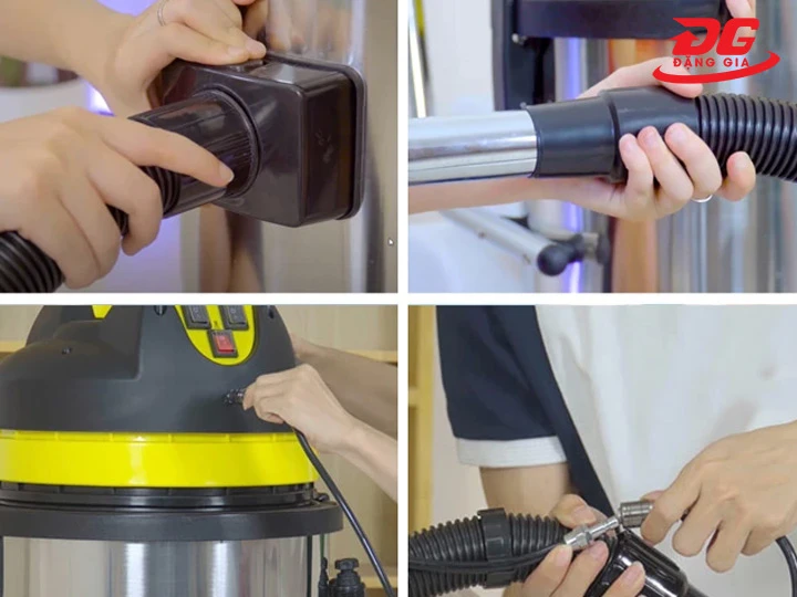 Lắp máy giặt ghế nỉ