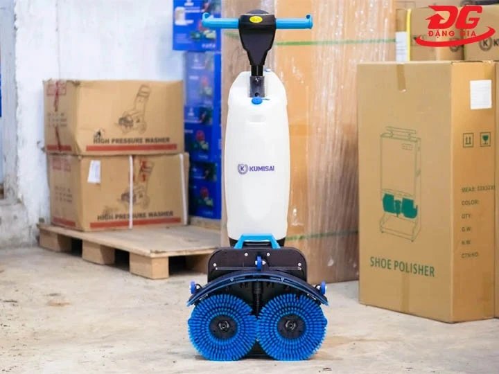 Máy chà rửa sàn epoxy Kumisai KMS 180 (ắc quy)