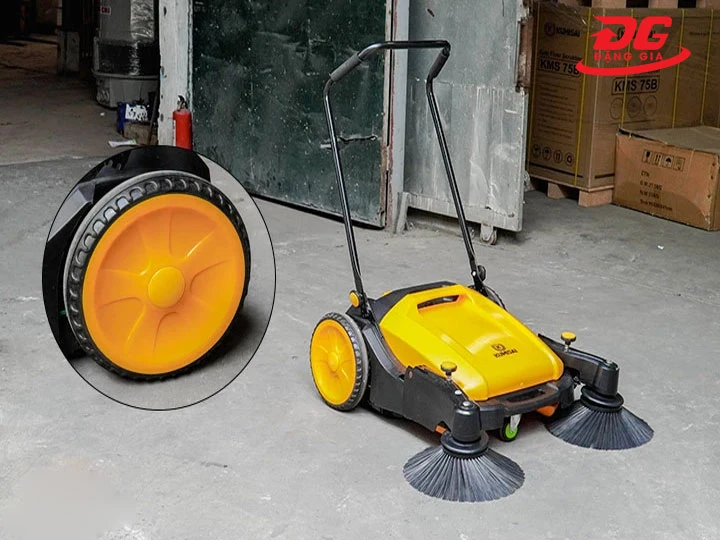 Cấu tạo chi tiết của bánh xe xe quét rác KMS S1