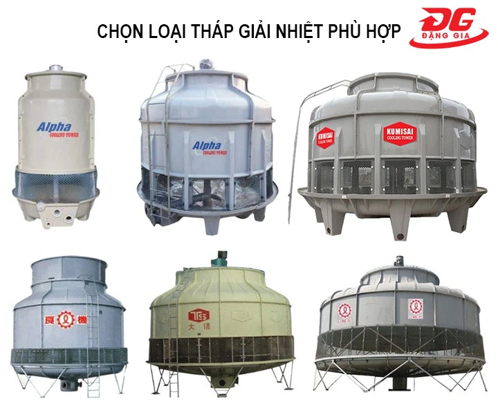 chọn loại tháp hạ nhiệt phù hợp