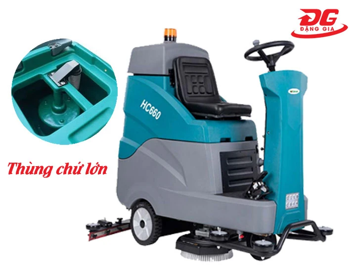 thùng chứa Máy chà sàn HC660