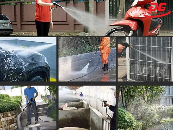Ứng dụng máy rửa xe 2500W 