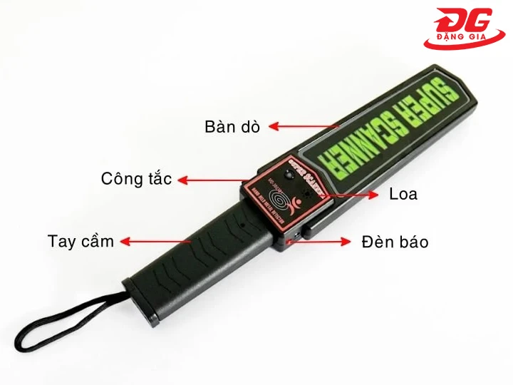 cấu tạo của máy dò kim loại