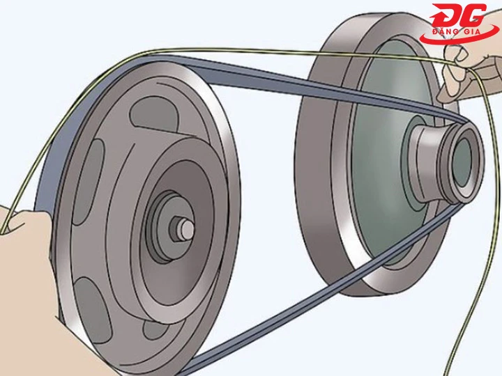 dây culoa xe quét rác KMS S1 dễ thay