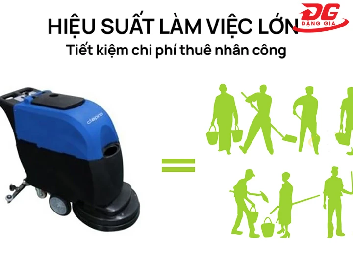 hiệu suất làm việc lớn