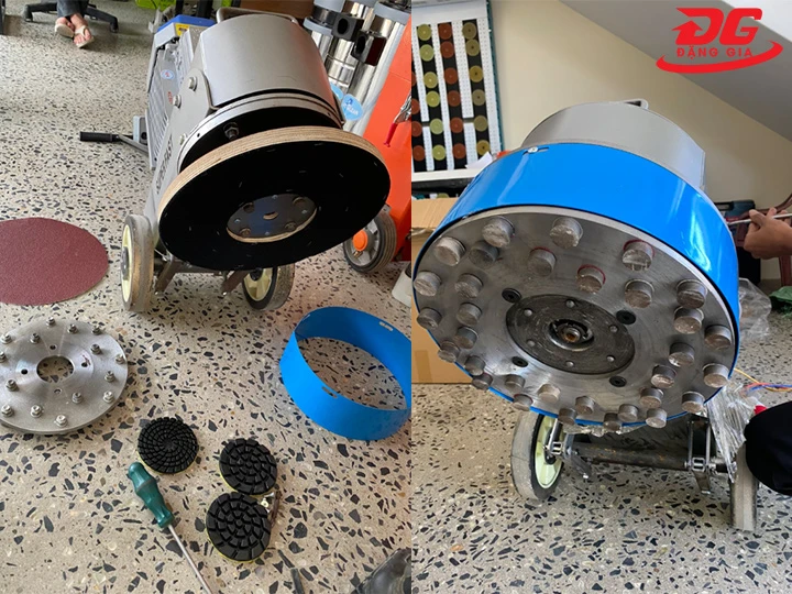 lưu ý khi dùng bàn mài sàn