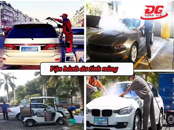 Máy rửa xe hơi nước nóng Kumisai KMS1190 đa năng