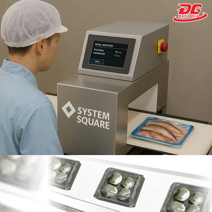 Máy dò kim loại thủy sản