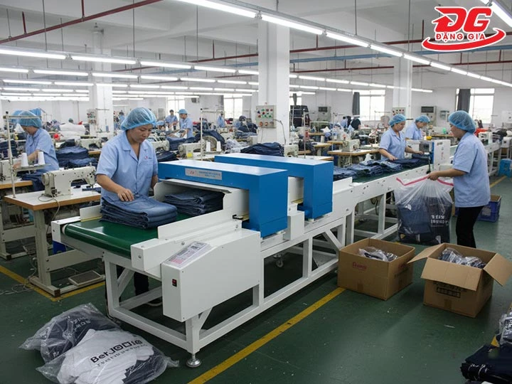 sử dụng máy dò kim loại công nghiệp SJ20-650C2