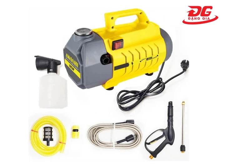 Máy rửa xe Awashi full phụ kiện