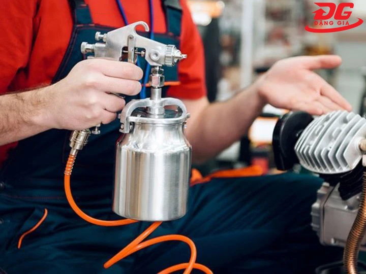 kết nối với súng phun sơn