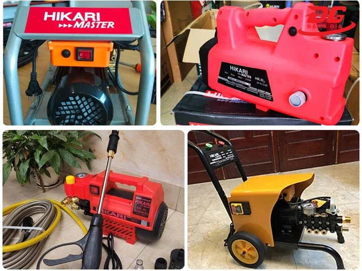 máy rửa xe Hikari đa dạng