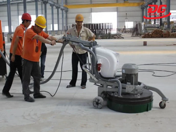 kiểm tra máy chà sàn xi măng