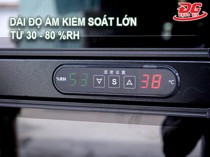 dải độ ẩm kiểm soát tủ chống ẩm 1200 lít lớn
