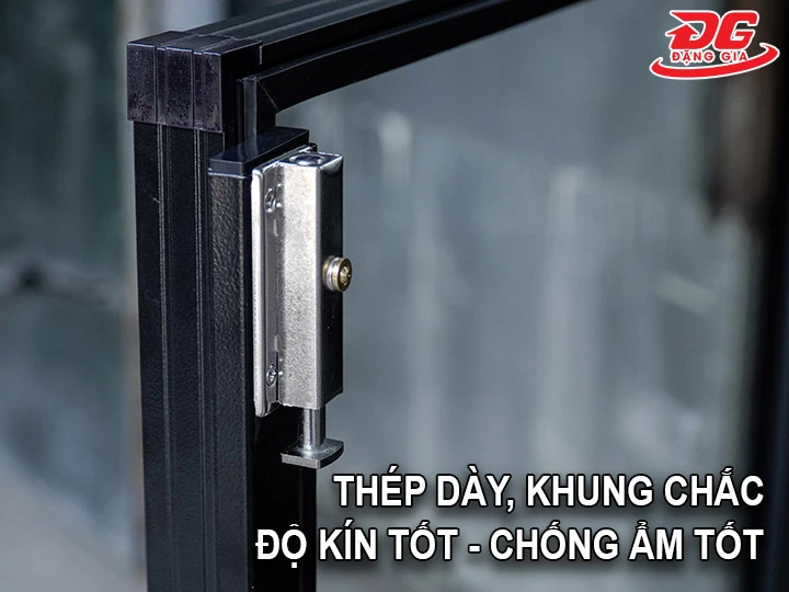 khung thép chắc chắn của tủ chống ẩm 1200L