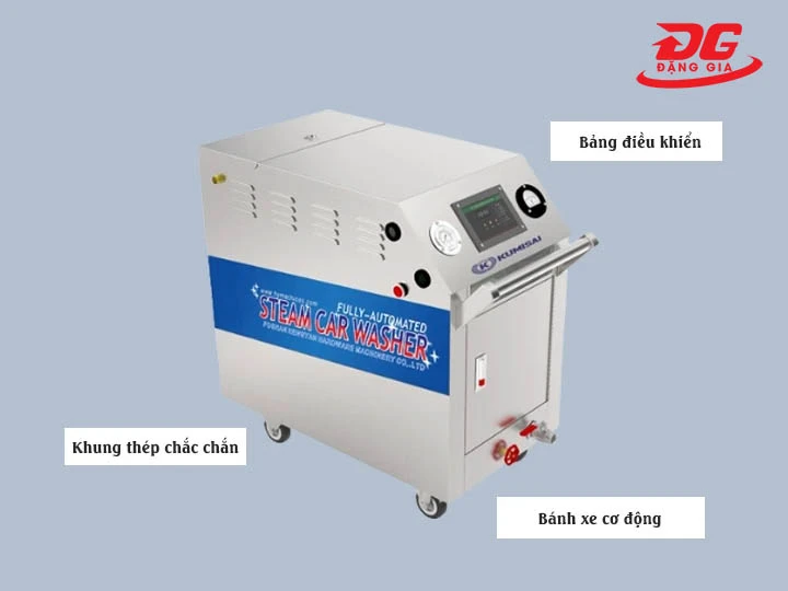 Máy rửa xe hơi nước nóng Kumisai KMS1060C