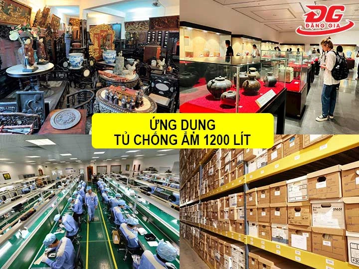 ứng dụng của tủ chống ẩm 1200 lít
