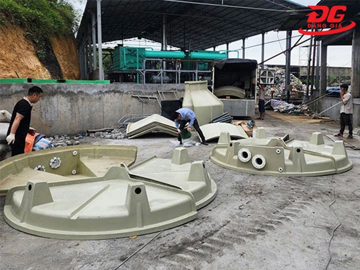 Lắp tháp giải nhiệt Liang Chi LBC-60RT