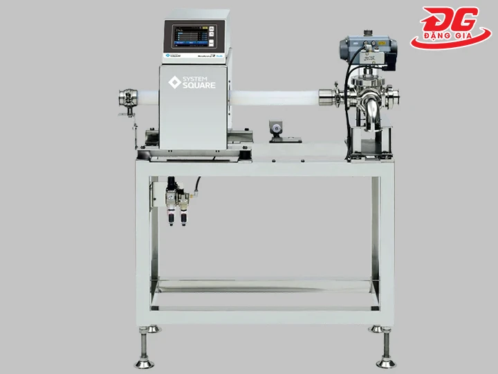 Máy rà kim loại dạng đường ống Square