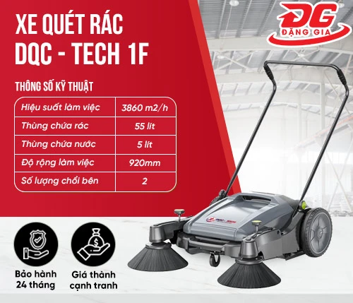 Xe quét rác đẩy tay DQC - Tech 1F 2