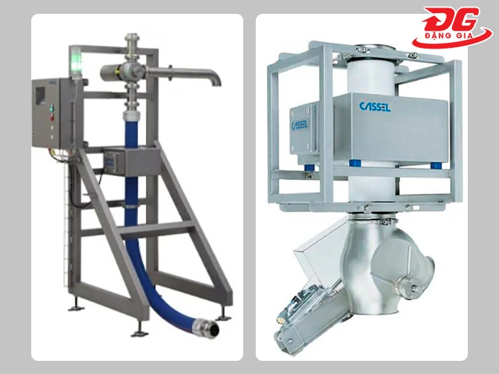 Máy dò kim loại dạng đường ống Cassel