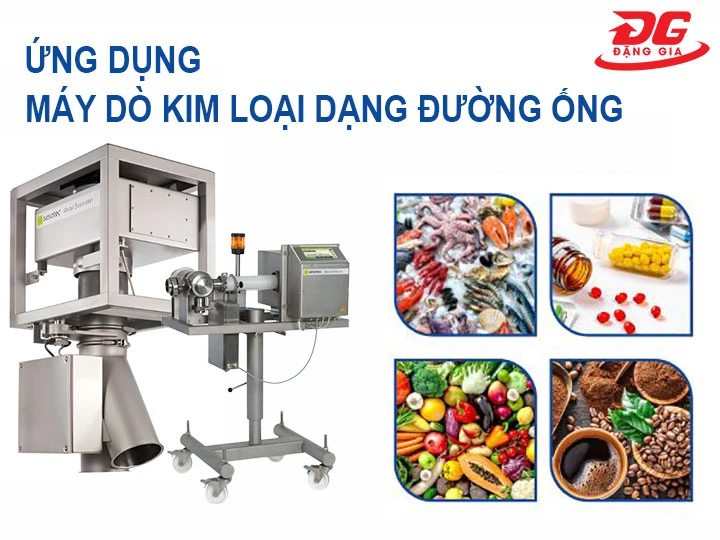 Ứng dụng của máy dò kim loại dạng đường ống