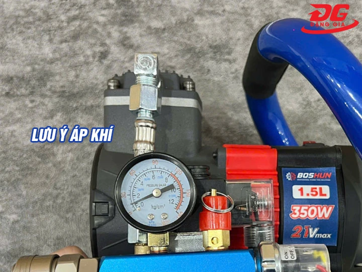 Đồng hồ máy nén khí 21V 