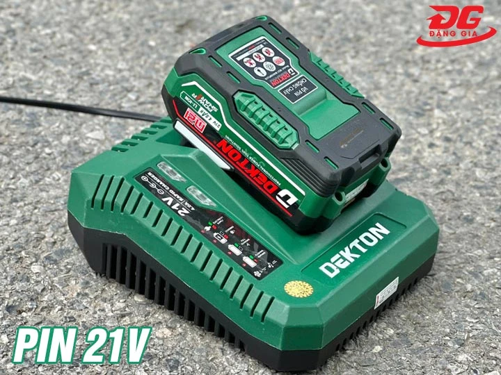 pin máy nén khí 21V 