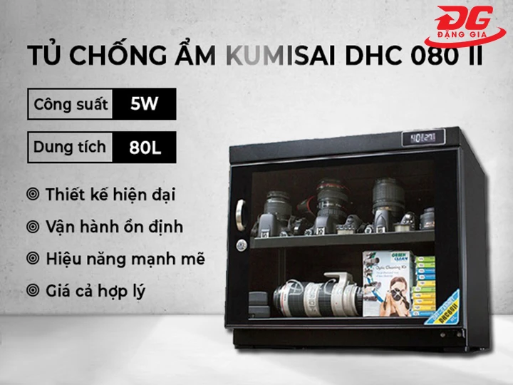 ưu điểm của tủ chống ẩm Kumisai DHC 080 II
