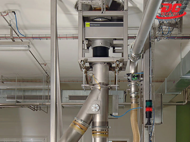 Máy dò kim loại cho nông sản dạng rơi tự do