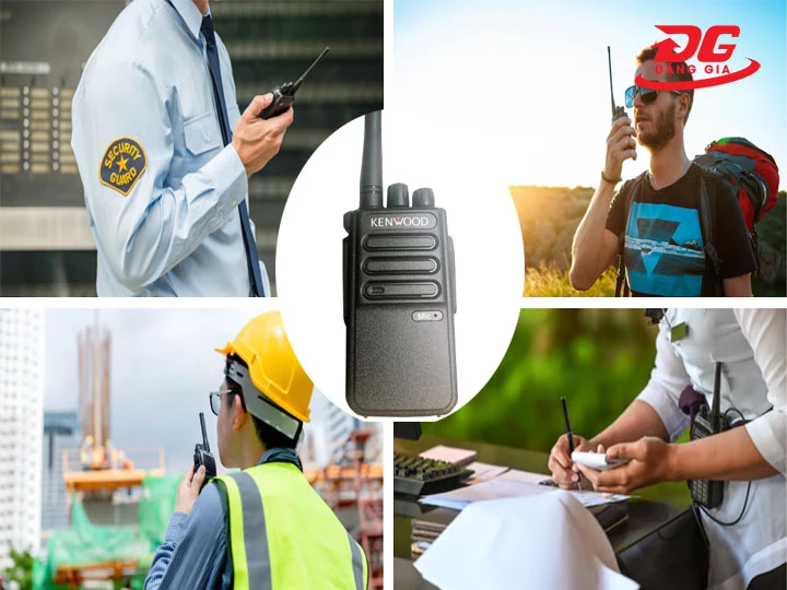 Ứng dụng thực tế của Bộ đàm Kenwood TK-720 Plus