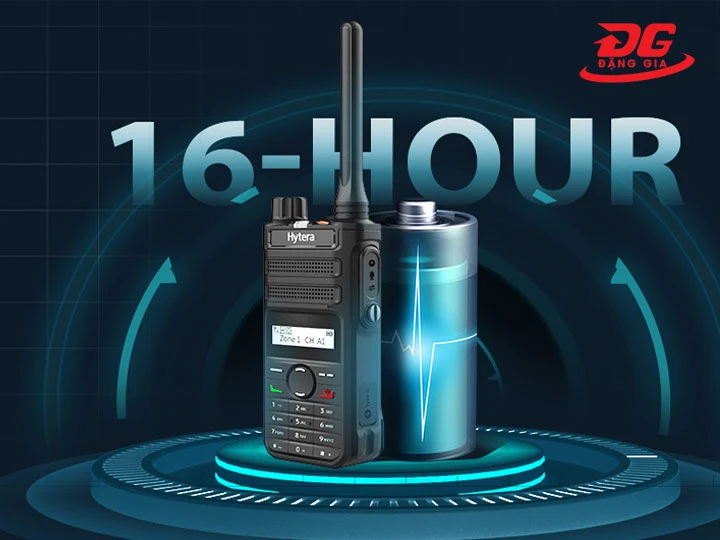 Dung lượng pin bộ đàm Hytera HYT AP588