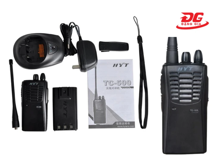 bộ đàm HYT TC-500 kết cấu bền