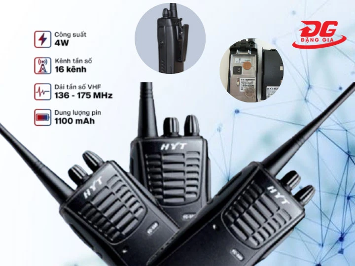 Bộ đàm HYT TC-500 tiết kiệm pin
